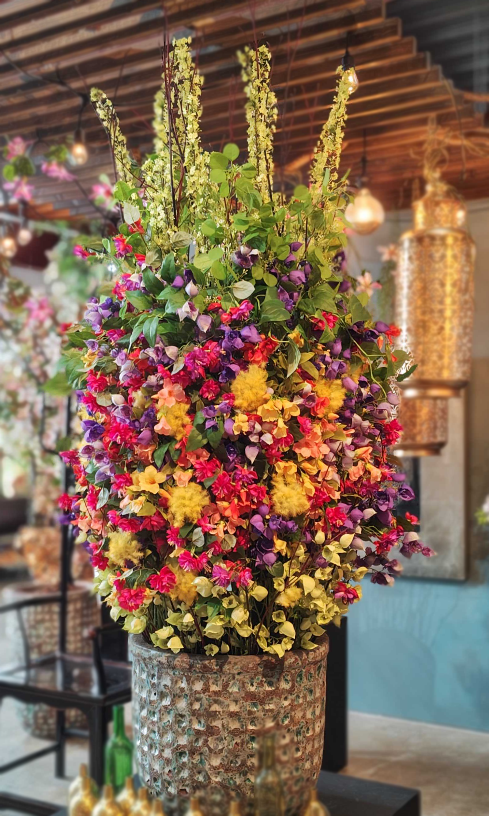 参考アレンジ　カラフルなオブジェ