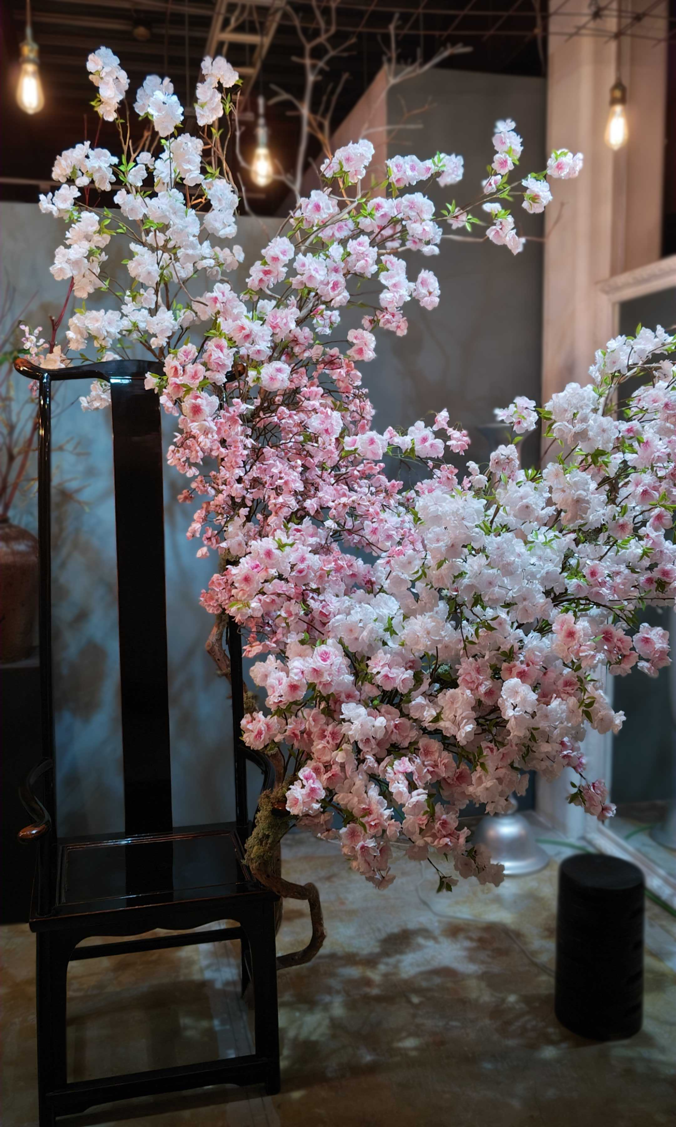 参考アレンジ　桜オブジェ